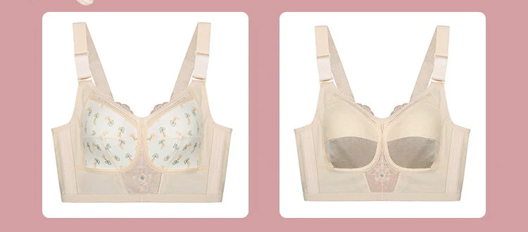 Full Coverage Lace Minimizer Bras High Armpit Design For Slimming Veimia