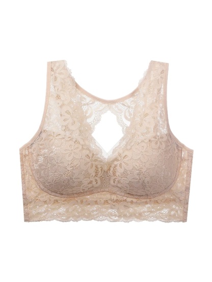 Gentle Sleep Bra Provide Nighttime Bust Care & Ultra-soft Lace Trim Nurturings All Day VEIMIA