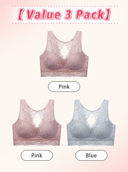Gentle Sleep Bras Provide Nighttime Bust Support & Ultra-soft Lace Trim Comforts All Day VEIMIA