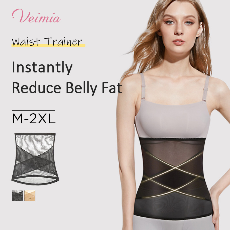 Cross Mesh Girdle For Waist Shaping VEIMIA