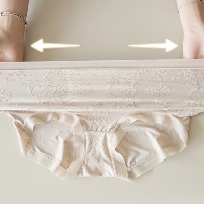 Always Fresh Jacquard Seamless Panties High Elastic  VEIMIA