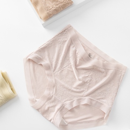 Lightweight Jacquard Seamless Panties High Elastic & Breathable Longer Crotch VEIMIA