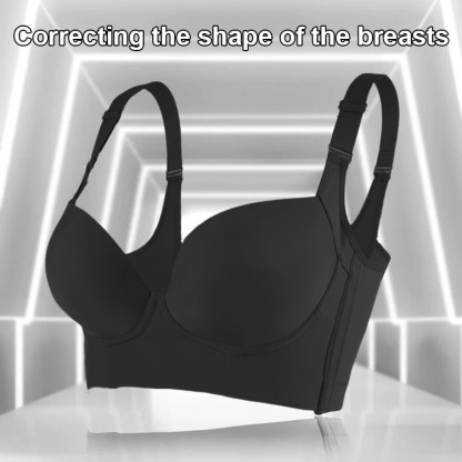 Seamless Deep V Large Size Push Up Bra Cover Armpit Fat For Heavy Breast VEIMIA