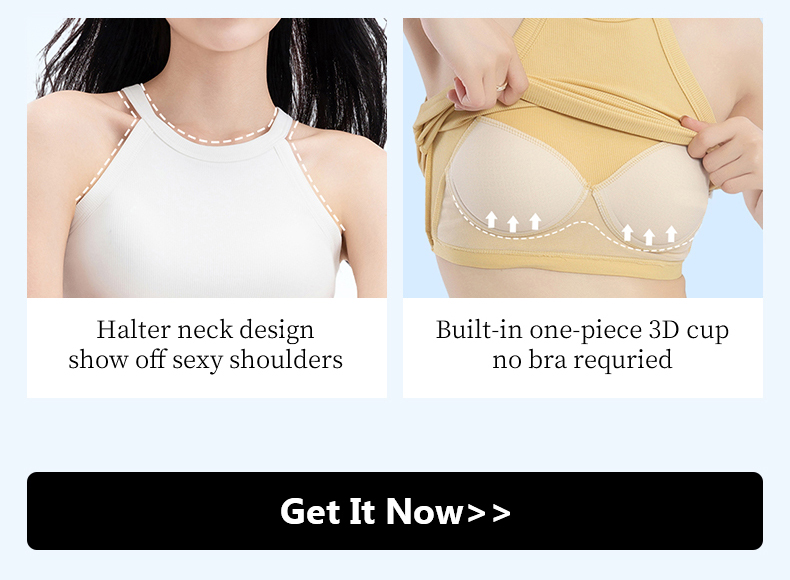 {"default":"2 in 1 fashionable halter tank tops with built-in bra detail information Veimia"}

