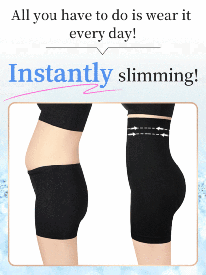 High-elastic Shapewear Shorts Double-X Compression For Tummy Control With 7cm Non-roll Hem & All-day Comfort VEIMIA