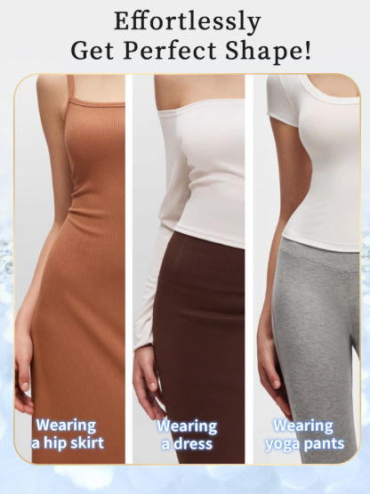 High-elastic Shapewear Shorts Double-X Compression For Tummy Control With 7cm Non-roll Hem & All-day Comfort VEIMIA