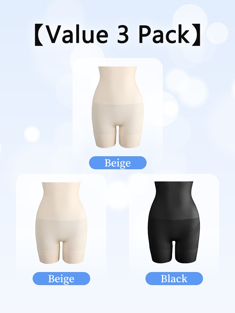 High-elastic Shapewear Shorts Double-X Compression For Tummy Control With 7cm Non-roll Hem & All-day Comfort VEIMIA