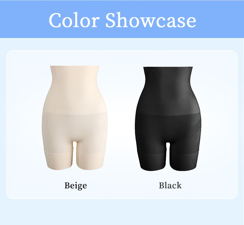 High-elastic Shapewear Shorts Double-X Compression For Tummy Control With 7cm Non-roll Hem & All-day Comfort VEIMIA