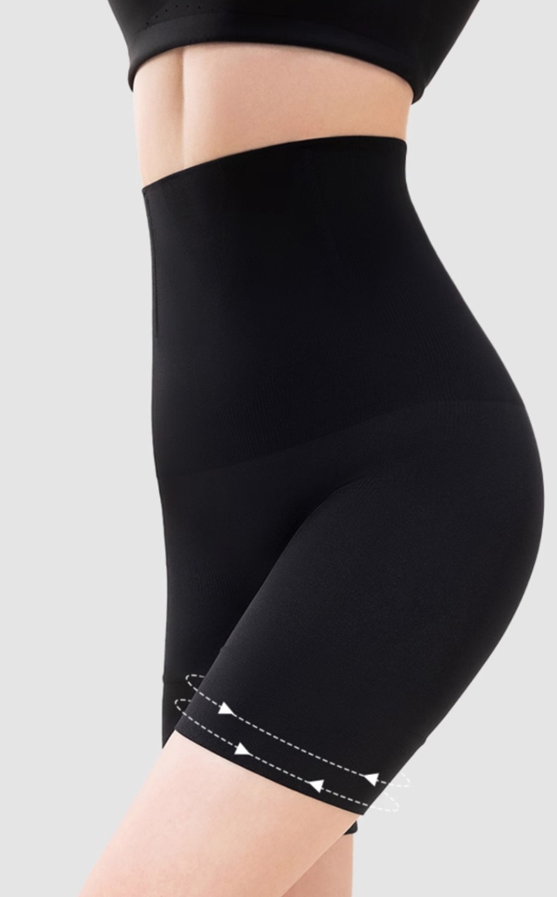 High-elastic Shapewear Shorts Double-X Compression For Tummy Control With 7cm Non-roll Hem & All-day Comfort VEIMIA
