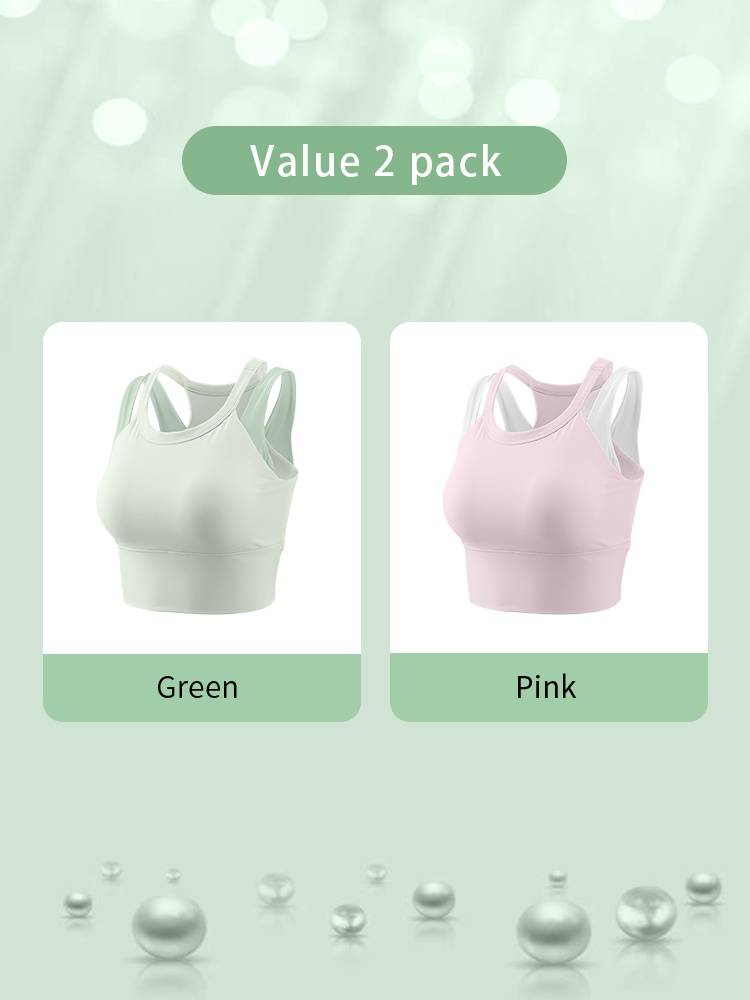 High-impact Sports Bra Motions Control For High-intensity Move Wear-alone Racerbacks & Sides Compression VEIMIA