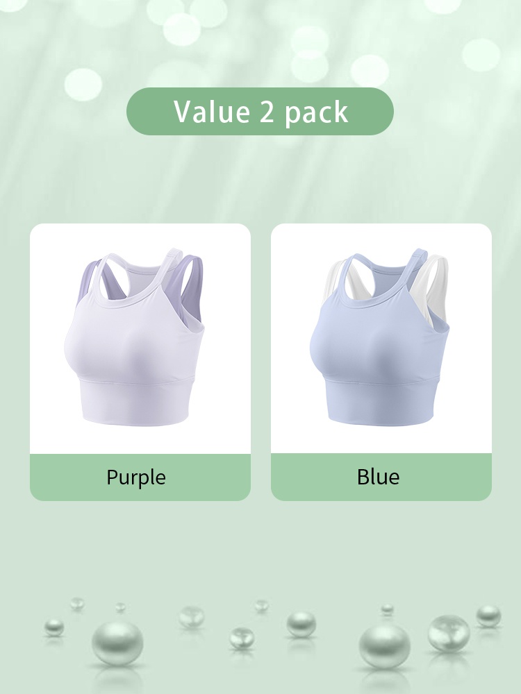High-impact Sports Bras Motions Control For High-intensity Moves Wear-alone Racerbacks & Sides Compression VEIMIA