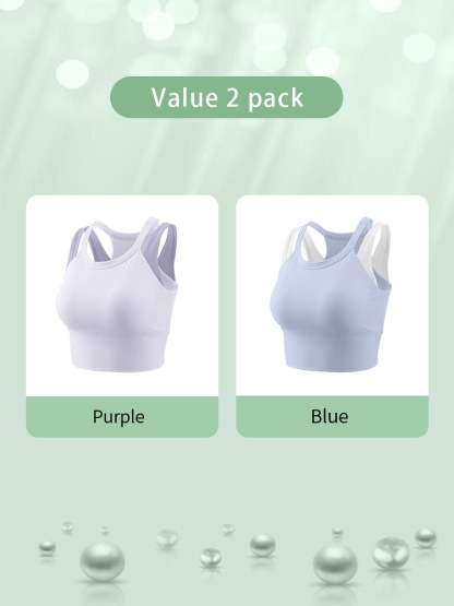 High-impact Sports Bras Motions Control For High-intensity Moves Wear-alone Racerbacks & Sides Compression VEIMIA