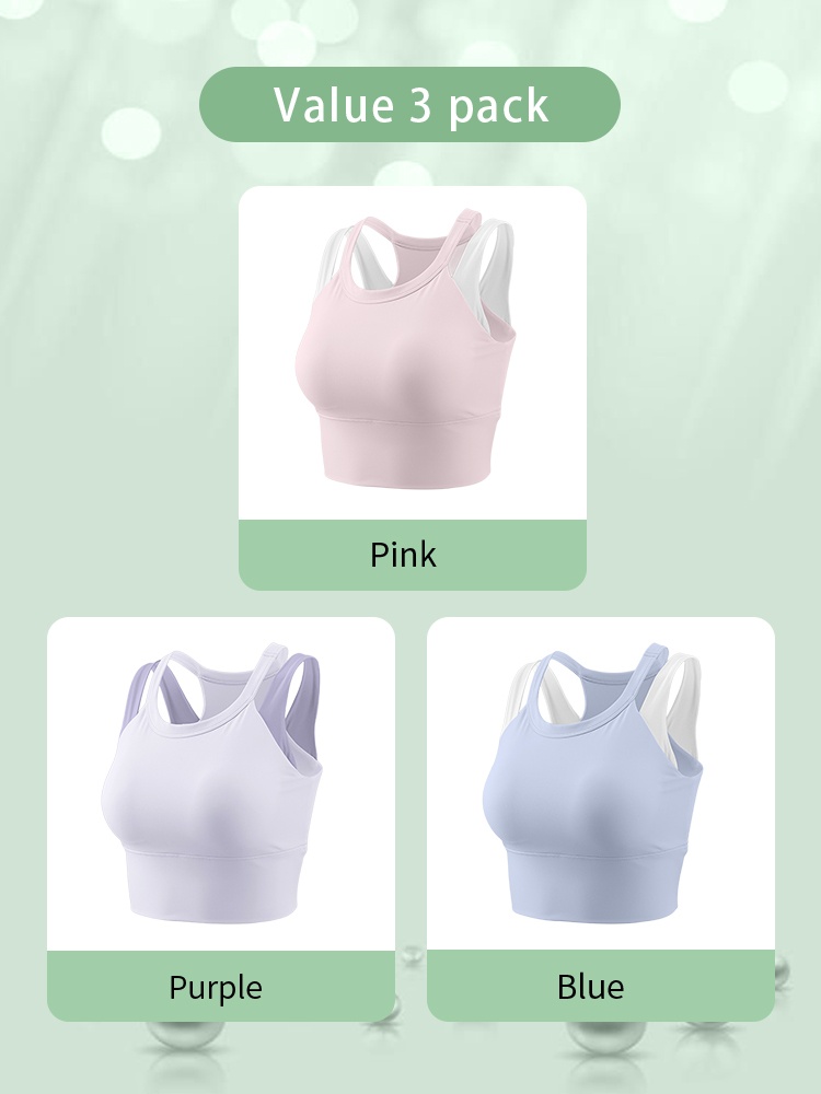 High-impact Sports Bra Motions Controls For High-intensity Moves Wear-alone Racerback & Side Compression VEIMIA