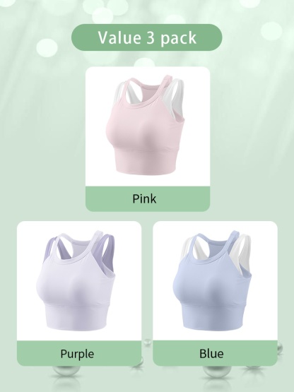 High-impact Sports Bra Motions Controls For High-intensity Moves Wear-alone Racerback & Side Compression VEIMIA