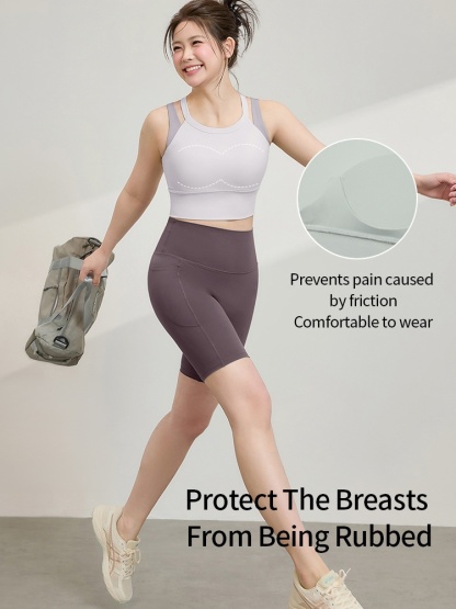 High-impact Sports Bra Motion Controls For High-intensity Moves Wear-alone Racerback & Side Compression VEIMIA