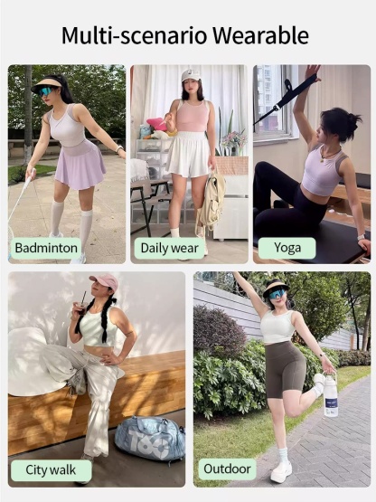 High-impact Sports Bra Motion Controls For High-intensity Moves Wear-alone Racerbacks & Side Compression VEIMIA