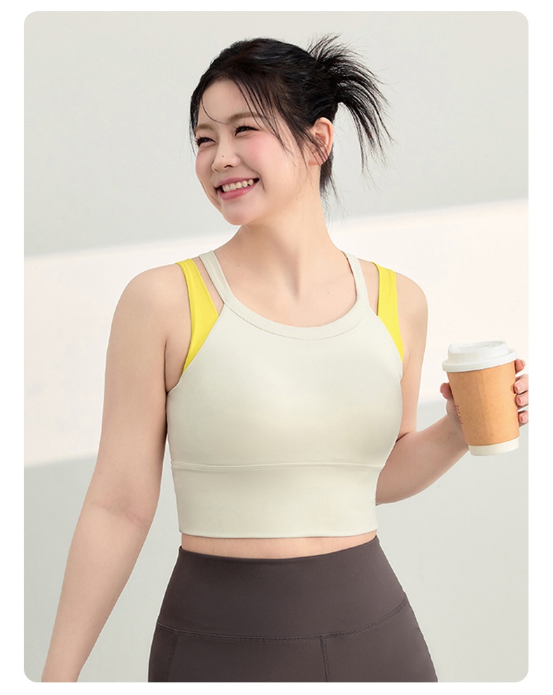High-impact Sports Bra Motion Control For High-intensity Move Wear-alone Racerbacks & Side Compression VEIMIA