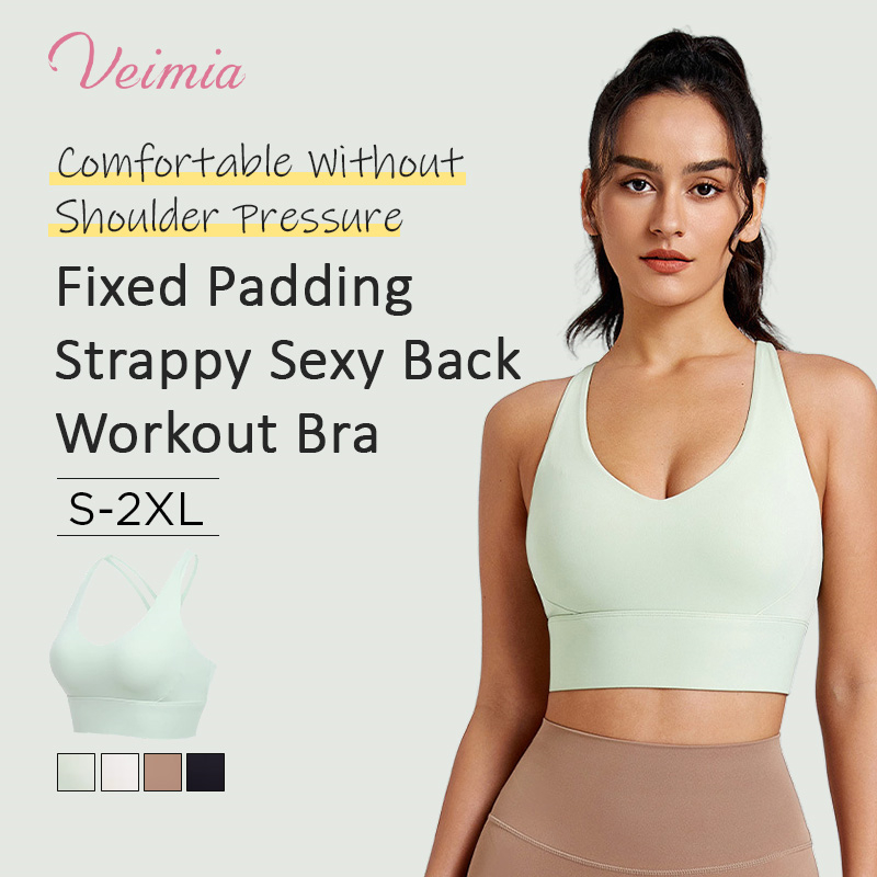 Padded yoga top best sale