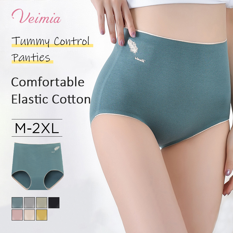 Soft Cotton High-waist Panties VEIMIA