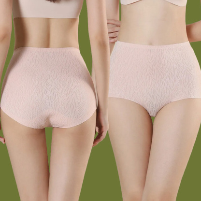 3 Pieces Underwear Set Comfortable High Waist Traceless Panties Soft With No Pressure VEIMIA