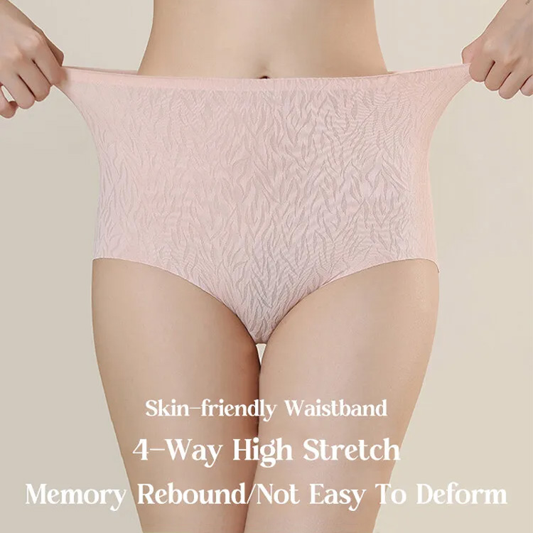 Comfortable High Waist Traceless Panties Soft With No Pressure VEIMIA