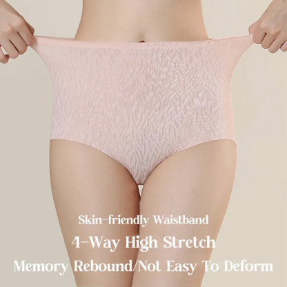 Comfortable High Waist Traceless Panties Soft With No Pressure VEIMIA