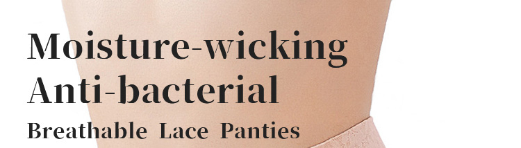4 Pieces High Waisted Tummy Control Full Coverage Lace Panties Skin-friendly Silk Crotch Veimia