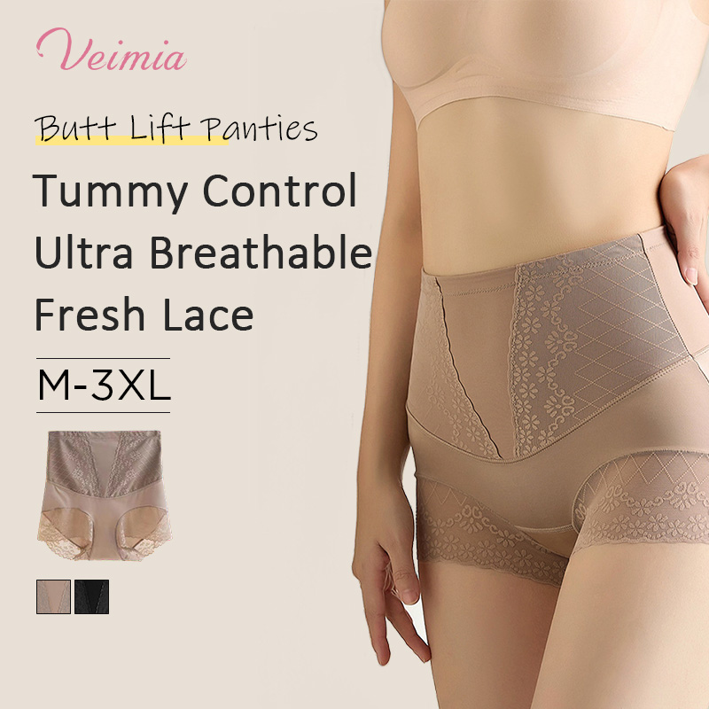 Body Contouring & Hip Lifting High Waisted Tummy Control Panties VEIMIA