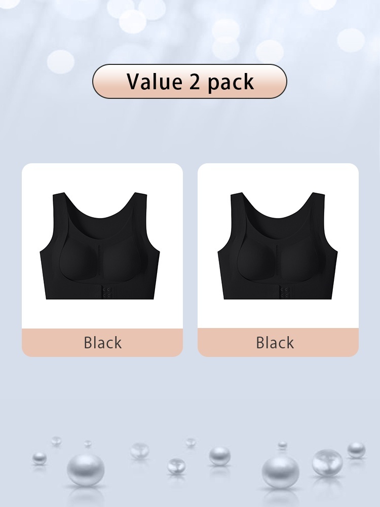 Invisible Anti-sagging Bras For Posture Correctings Day To Night Wearable One-piece Hollow Back Non-stuffies VEIMIA