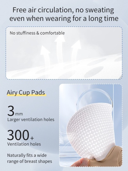 Invisible Anti-sagging Bra For Posture Correcting Days To Nights Wearable One-piece Hollow Back Non-stuffy VEIMIA