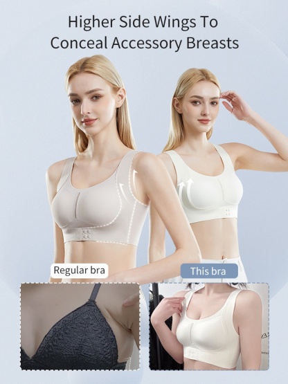 Invisible Anti-sagging Bra For Posture Correcting Days To Night Wearable One-piece Hollow Backs Non-stuffy VEIMIA
