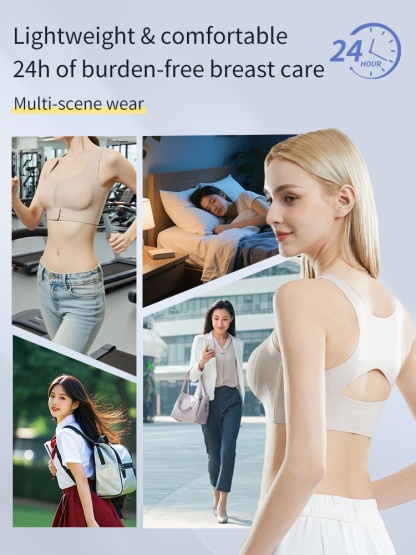 Invisible Anti-sagging Bra For Posture Correcting Days To Night Wearable One-piece Hollow Back Non-stuffies VEIMIA