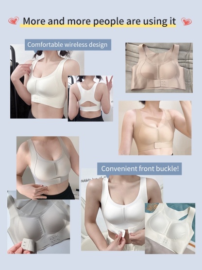 Invisible Anti-sagging Bra For Posture Correcting Day To Night Wearables One-pieces Hollow Back Non-stuffy VEIMIA