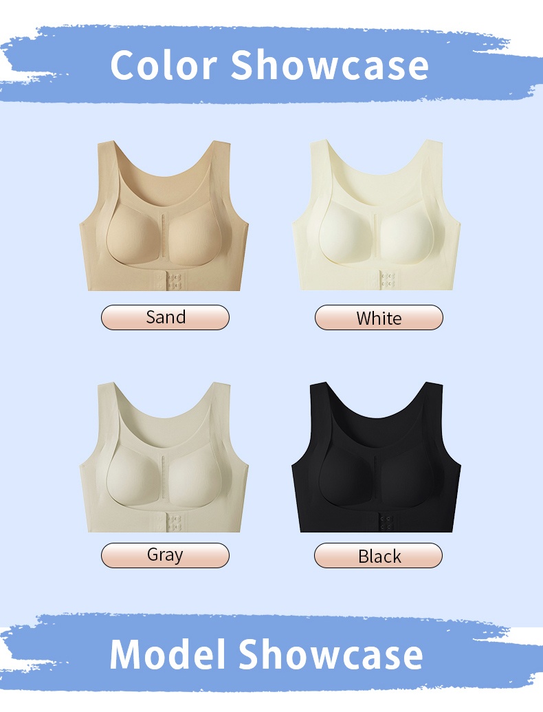 Invisible Anti-sagging Bra For Posture Correcting Day To Night Wearable One-piece Hollow Backs Non-stuffy VEIMIA