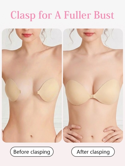 Invisible Stick On Bra Sweatproof Supports, Second-skin Feel, Silicone & Push-up Lift VEIMIA