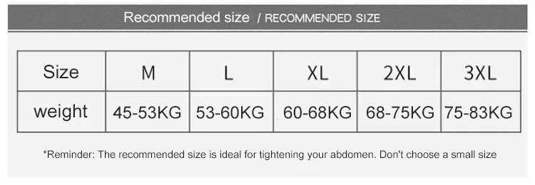Tummy Control Pants Size Chart Veimia