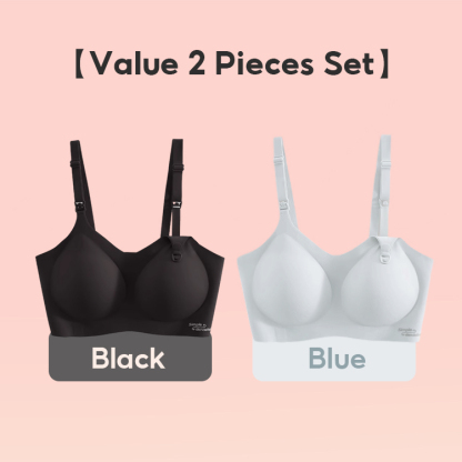 VEIMIA Thin Jelly Stripe Seamless Pregnancy Bra Comfort Wireless Breastfeeding Nursing Bralette