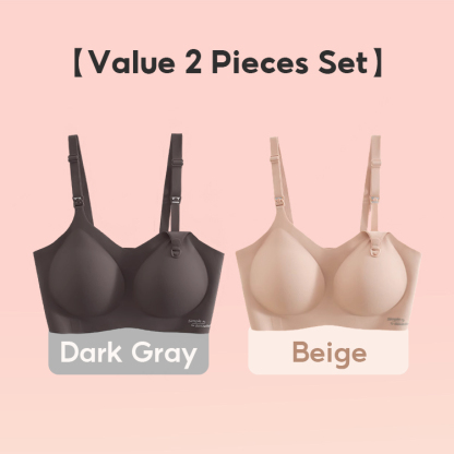 VEIMIA Thin Jelly Stripe Seamless Pregnancy Bra Comfort Wireless Breastfeeding Nursing Bralette