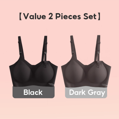 VEIMIA Thin Jelly Stripe Seamless Pregnancy Bra Comfort Wireless Breastfeeding Nursing Bralette