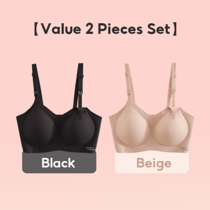 VEIMIA Thin Jelly Stripe Seamless Pregnancy Bra Comfort Wireless Breastfeeding Nursing Bralette