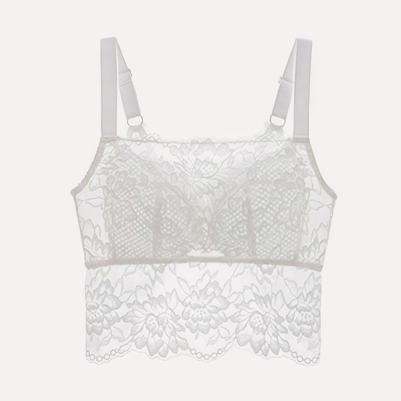Minimizer & Slimming Lace Camisole, Lightweight Breathable Honeycomb Cup, Butterfly Back VEIMIA