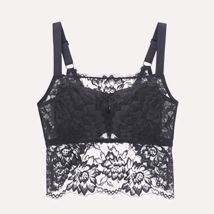 Minimizer Tank Top with Beautiful Back, Breathable Lace & Honeycomb Design, Not Stuffy VEIMIA