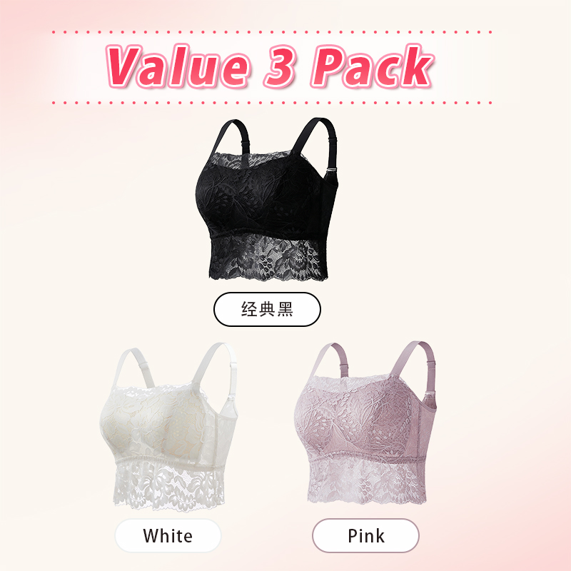 Breathable Minimizer Camisole, Sexy Butterfly Back Lace, Honeycomb Cup & No Stuffy VEIMIA