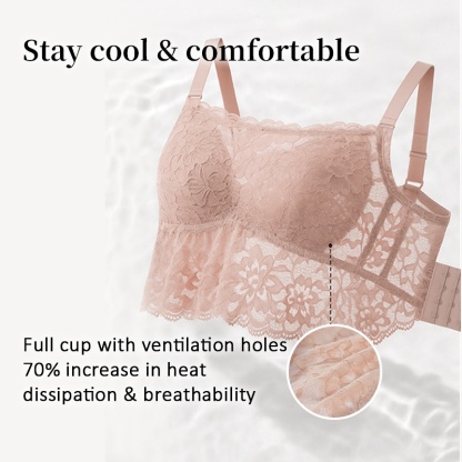 Breathable Honeycomb Minimizer, Beautiful Butterfly Back Tank Top, Lace & No Stuffy VEIMIA