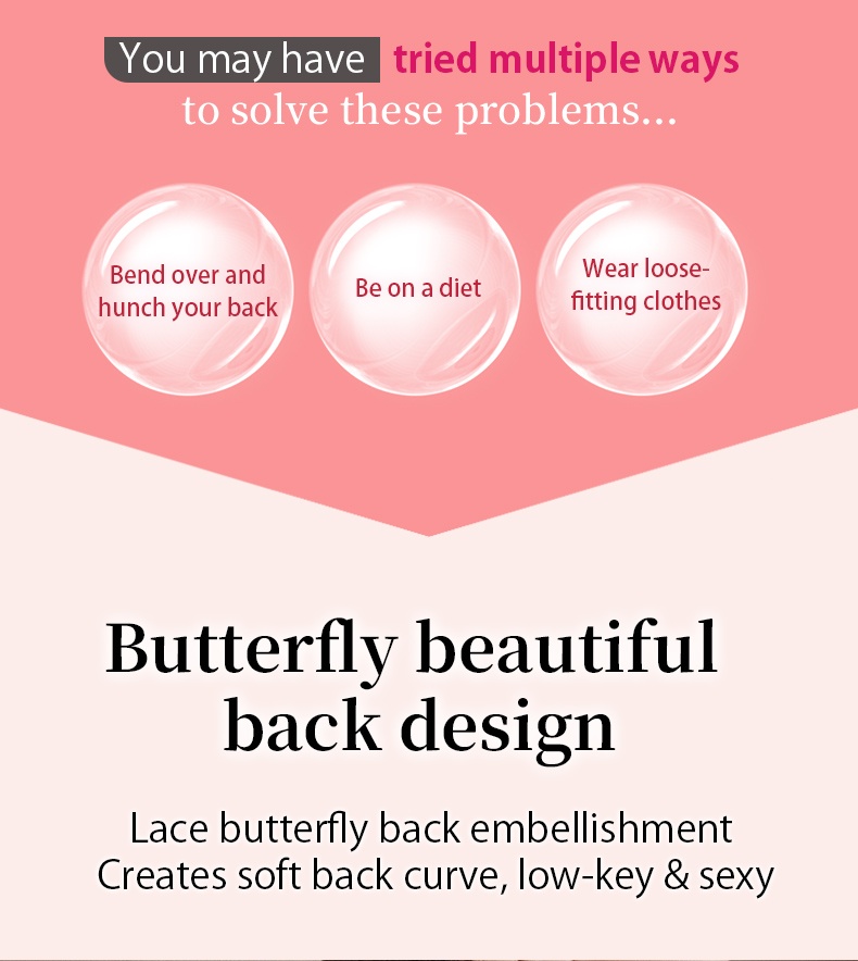 Super Breathable Minimizer Lace Camisole, Butterfly Back Design Not Embarrassing, Lightweight VEIMIA