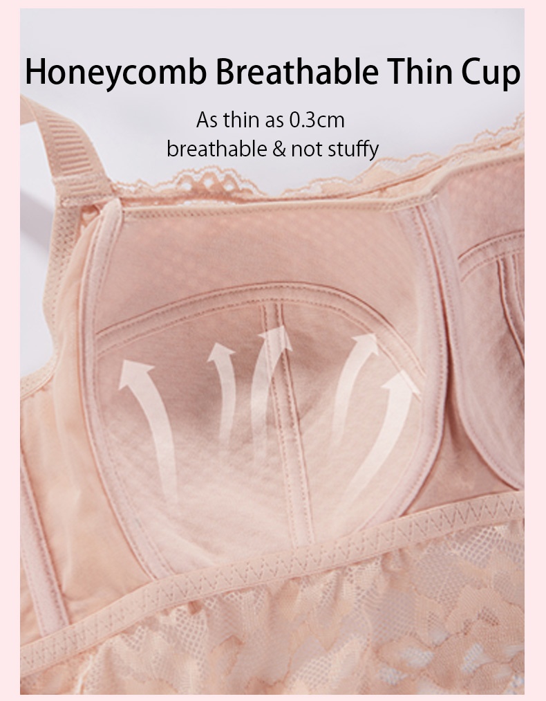 Minimizer Camisole Lightweight Lace, Butterfly Back Breathable Design, Versatile Wear VEIMIA