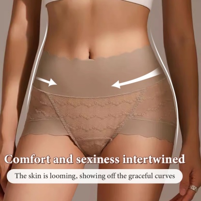 3-7 Pieces Seamless Sexy Lace Panties Comfortable Silk Crotch Plus Size Underwear VEIMIA