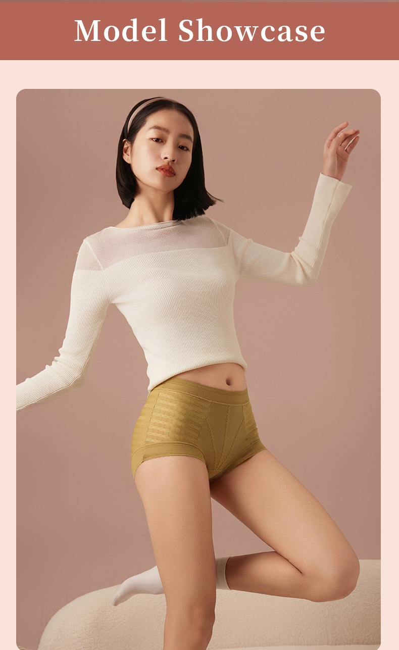Ultra-Comfortable Width Buttock Panties: 7A Mulberry Silk Crotch & Breathable Lace, High-Waisted VEIMIA