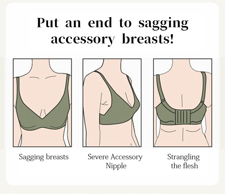 Lace Large Breast Minimizer Bra Warm Change Thin Cups No Underwire Collect Side Breast Veimia