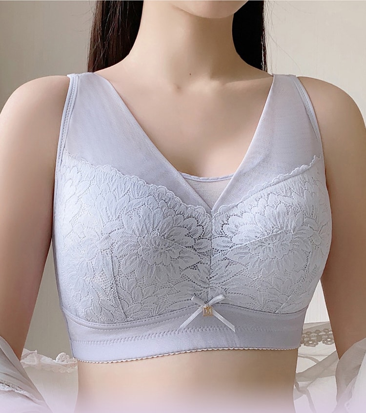 Large Breast Minimizer Bra Warm Change Thin Cups No Underwire Collect Side Breast Veimia